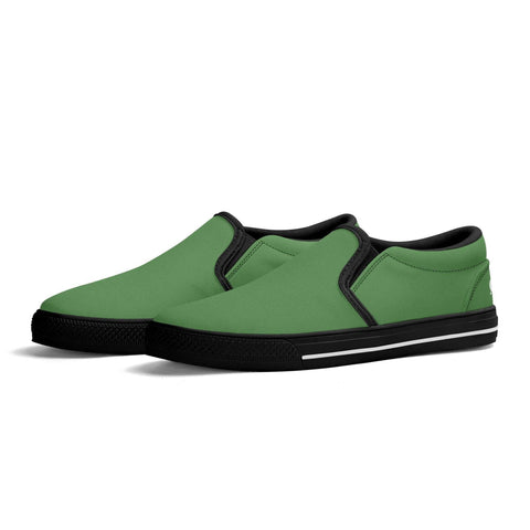 Mens Slip On Shoes - Green - Mr.Shit