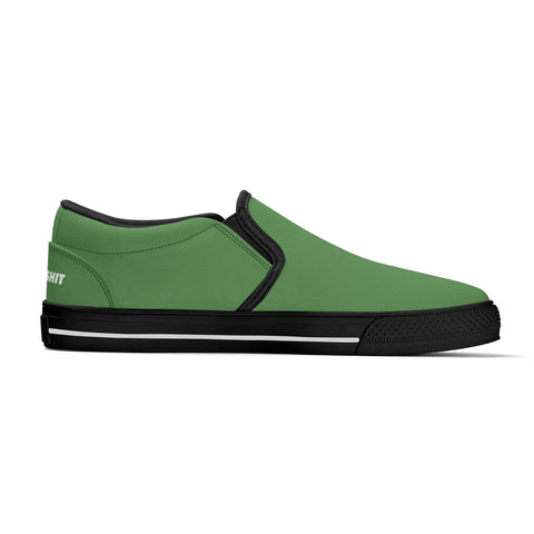 Mens Slip On Shoes - Green - Mr.Shit