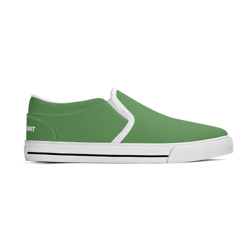 Mens Slip On Shoes - Green - Mr.Shit