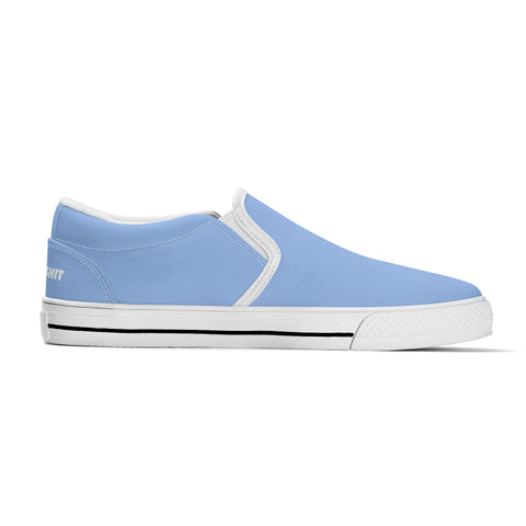 Mens Slip On Shoes - Light Blue - Mr.Shit