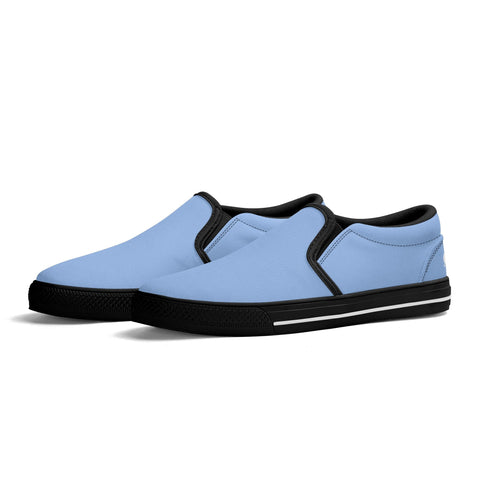 Mens Slip On Shoes - Light Blue - Mr.Shit