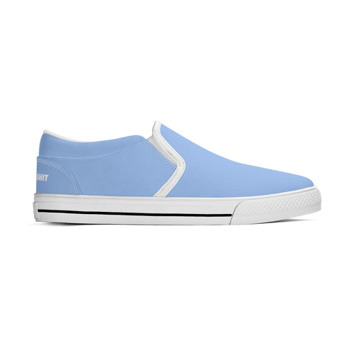 Mens Slip On Shoes - Light Blue - Mr.Shit