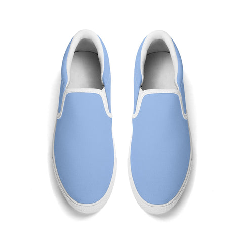 Mens Slip On Shoes - Light Blue - Mr.Shit