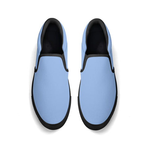 Mens Slip On Shoes - Light Blue - Mr.Shit