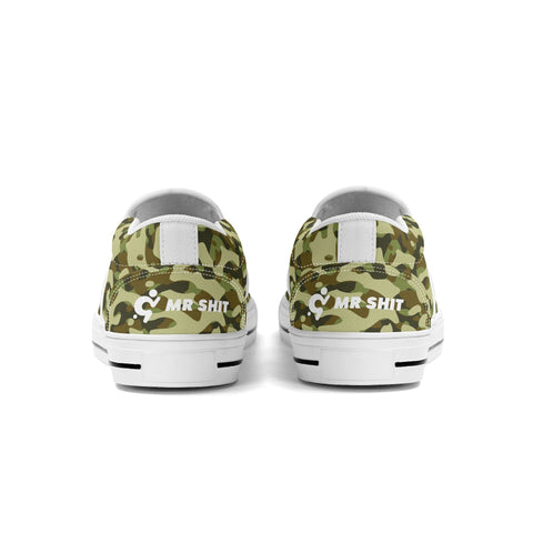 Mens Slip On Shoes - Military - Mr.Shit