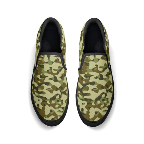 Mens Slip On Shoes - Military - Mr.Shit