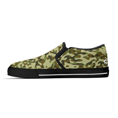 Mens Slip On Shoes - Military - Mr.Shit