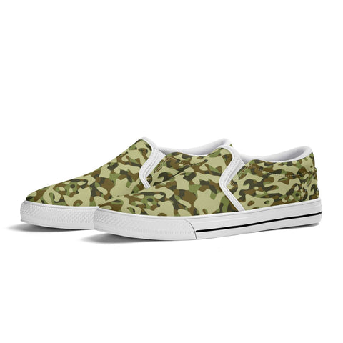 Mens Slip On Shoes - Military - Mr.Shit