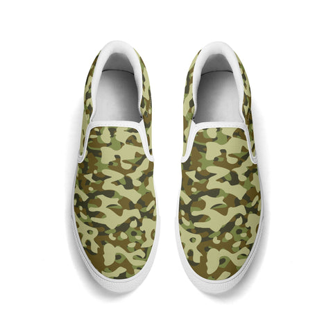 Mens Slip On Shoes - Military - Mr.Shit