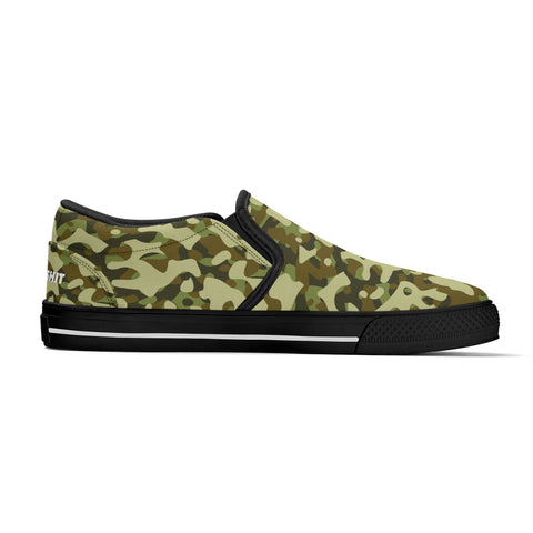 Mens Slip On Shoes - Military - Mr.Shit