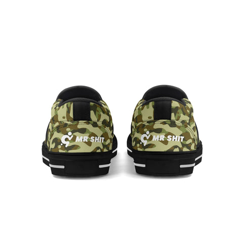 Mens Slip On Shoes - Military - Mr.Shit