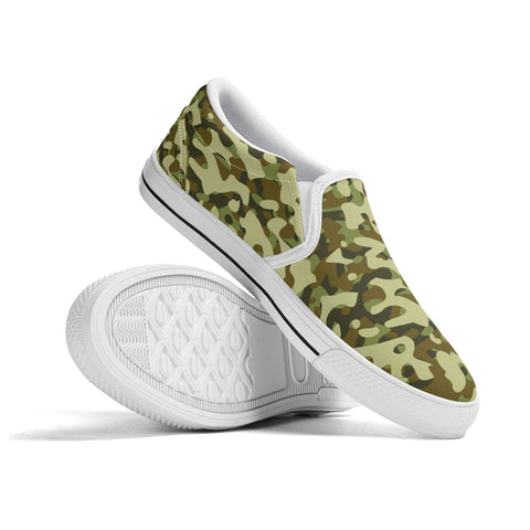 Mens Slip On Shoes - Military - Mr.Shit