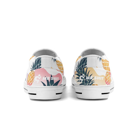 Mens Slip On Shoes - Pineapples - Mr.Shit