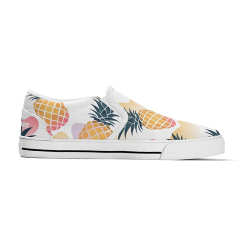 Mens Slip On Shoes - Pineapples - Mr.Shit