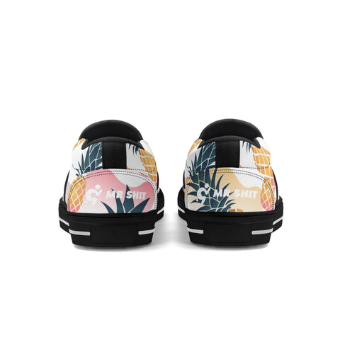 Mens Slip On Shoes - Pineapples - Mr.Shit