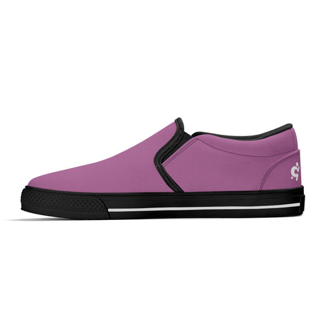 Mens Slip On Shoes - Purple - Mr.Shit