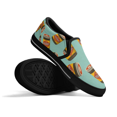 Mens Slip On Shoes - Vegemite - Mr.Shit