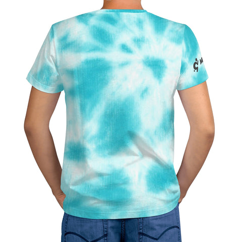 Mens T-shirt - Blue Tie Dye - Mr.Shit