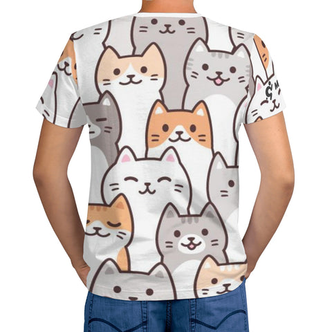 Mens T-shirt - Cats - Mr.Shit