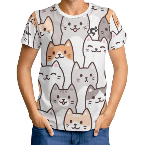 Mr.Shit Mens T-shirt - Cats Men's T-Shirts $ 25.36