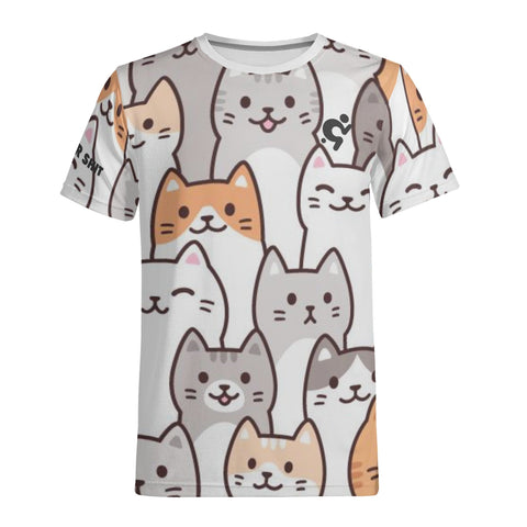 Mens T-shirt - Cats - Mr.Shit