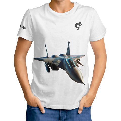 Mens T-shirt - Fighter Jet - Mr.Shit