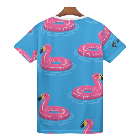 Mens T-shirt - Flamingo Floaties - Mr.Shit