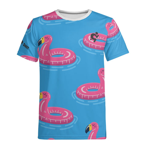 Mens T-shirt - Flamingo Floaties - Mr.Shit