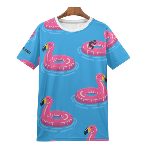 Mens T-shirt - Flamingo Floaties - Mr.Shit