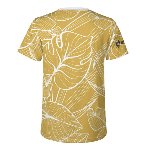 Mens T-shirt - Golden Floral - Mr.Shit