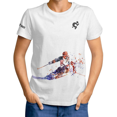 Mens T-shirt - Skier - Mr.Shit