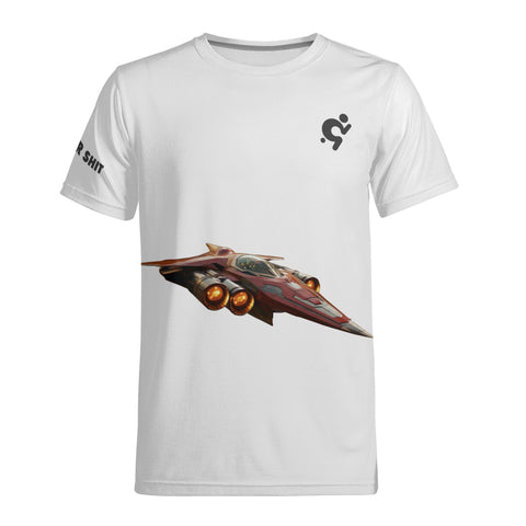 Mens T-shirt - Space Ship - Mr.Shit