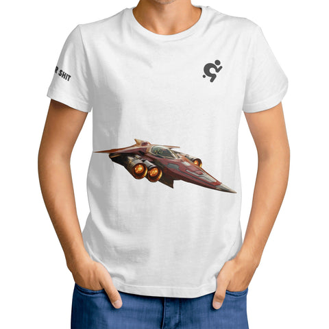 Mens T-shirt - Space Ship - Mr.Shit