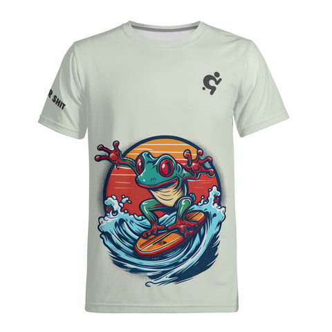 Mens T-shirt - Surfing Frog 2 - Mr.Shit