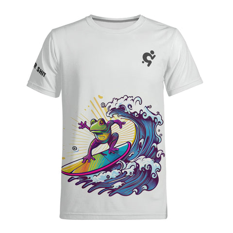 Mens T-shirt - Surfing Frog 3 - Mr.Shit