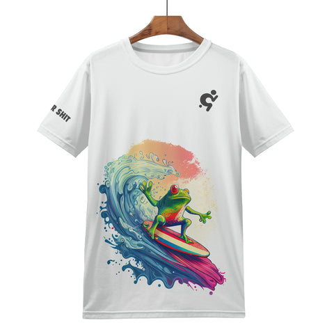 Mens T-shirt - Surfing Frog - Mr.Shit