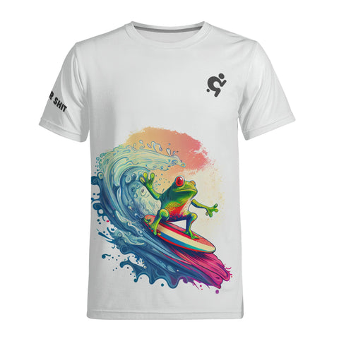 Mens T-shirt - Surfing Frog - Mr.Shit