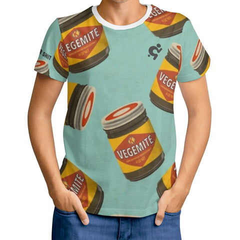 Mr.Shit Mens T-shirt - Vegemite Men's T-Shirts $ 25.36