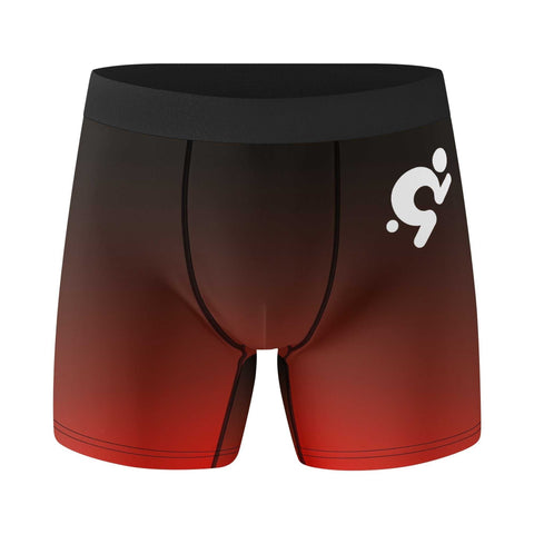 Mens Trunks Underwear - Black and Red - Mr.Shit