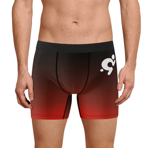 Mr.Shit Mens Trunks Underwear - Black and Red Men's Underwear $ 19.99