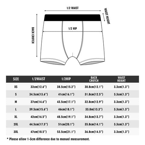 Mens Trunks Underwear - Black and Yellow - Mr.Shit