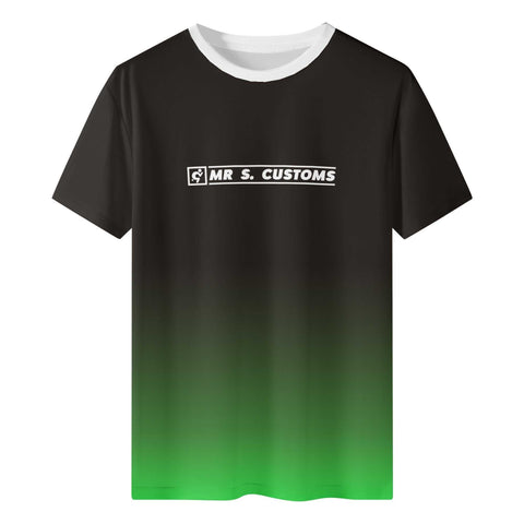 Mr S - Black and Green T-Shirt - Mr.Shit