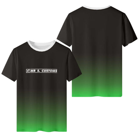 Mr S - Black and Green T-Shirt - Mr.Shit