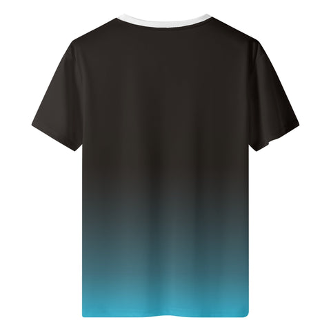 Mr S - Black and Light Blue T-Shirt - Mr.Shit