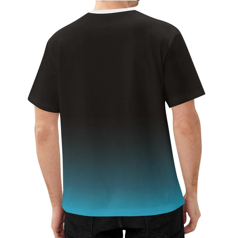 Mr S - Black and Light Blue T-Shirt - Mr.Shit