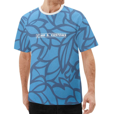 Mr.Shit Mr S - Blue Pattern T-Shirt Mr S - Shirts $ 24.84