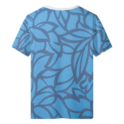 Mr S - Blue Pattern T-Shirt - Mr.Shit