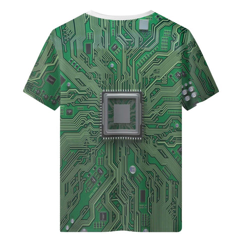 Mr S - Computer Circuit T-Shirt - Mr.Shit