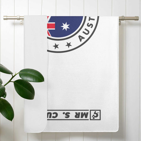 Mr S Customs - Bath / Beach Towel - Made in Australia - Mr.Shit