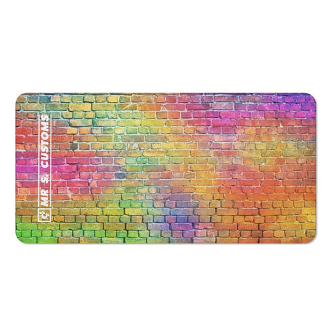 Mr S Customs - Bath / Beach Towel - Rainbow Bricks - Mr.Shit